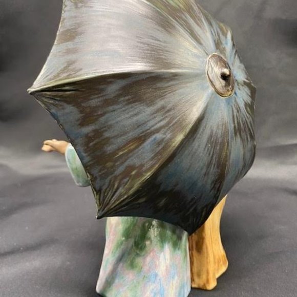 Lladro Figurine "UNDER THE RAIN " #2077 Retired in 1989 - Picture 4 of 8
